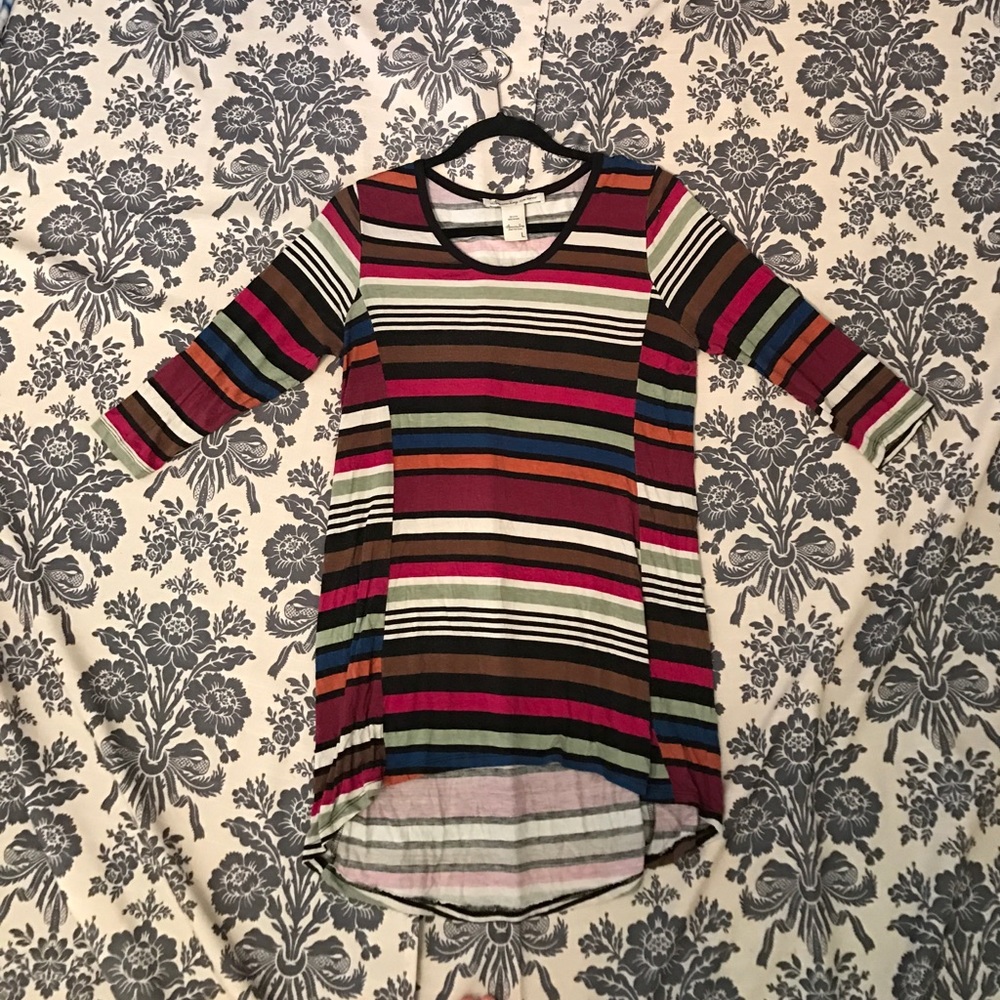 3/4 Sleeve Cotton Dress