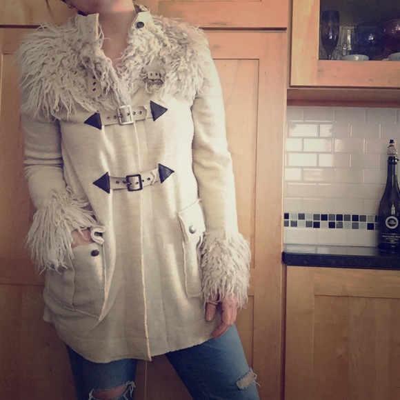 Free People Wool Coat - Picture 1 of 6