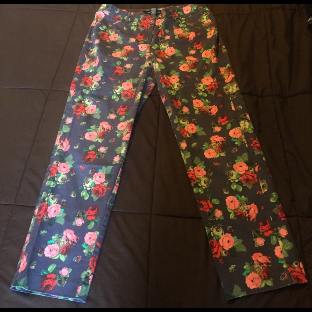 Floral Print Pants