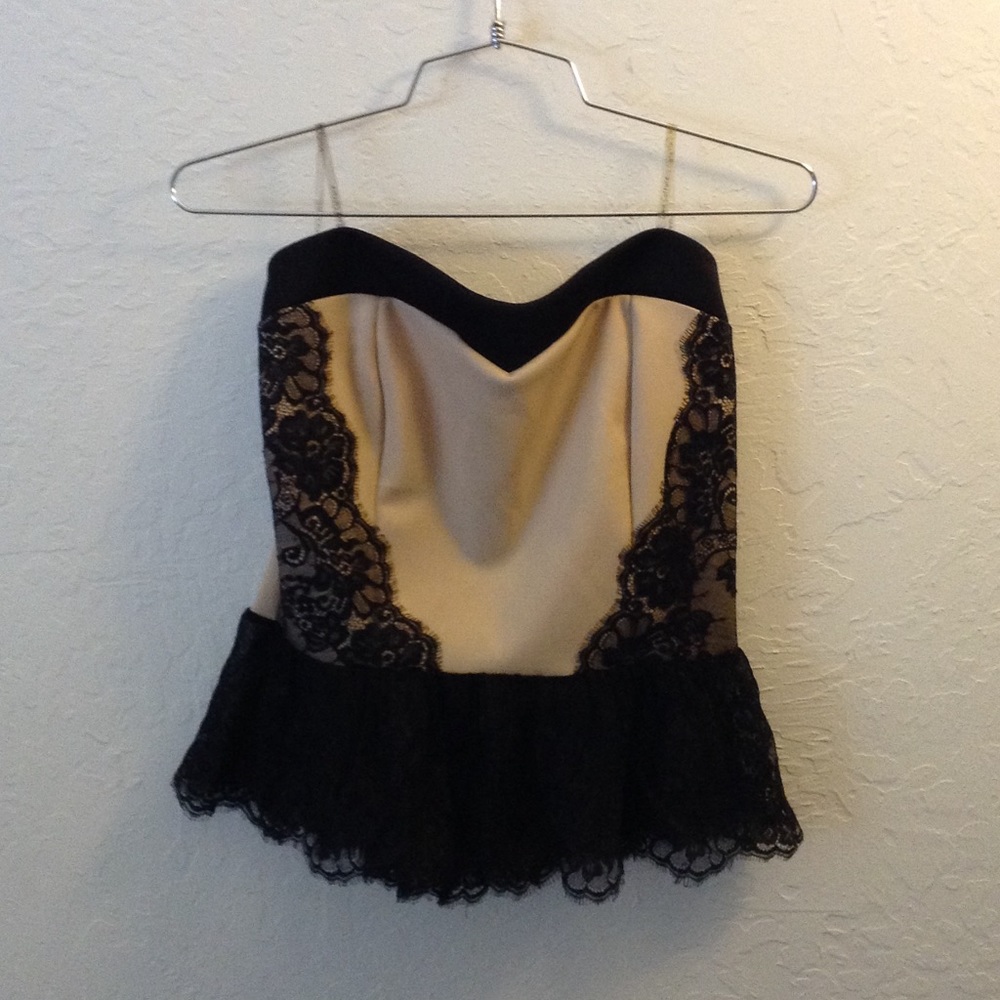 Love Culture Tan Peplum Top