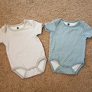 2 tea collection onesies