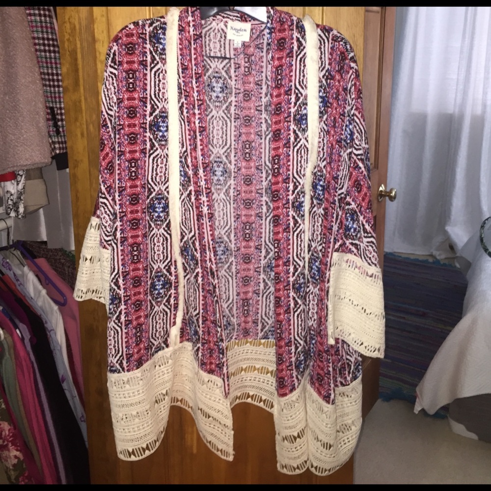 Boho bikini kimono