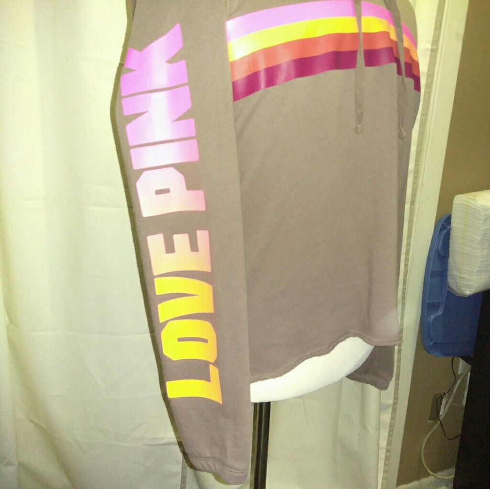PINK PULL OVER HOODIE