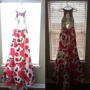 Beautiful never before worn size 10 foral gown