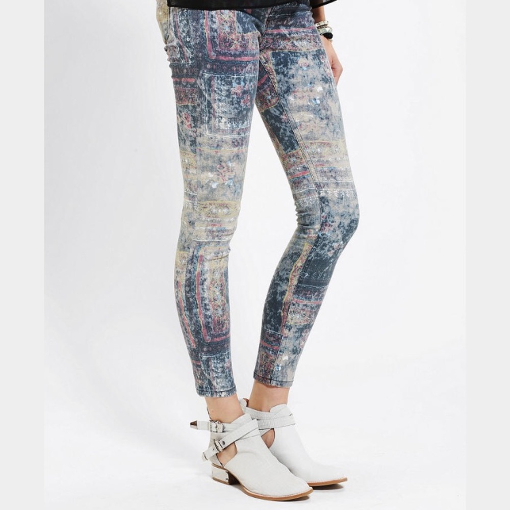 Bandana Denim Skinnies