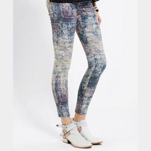 Bandana Denim Skinnies