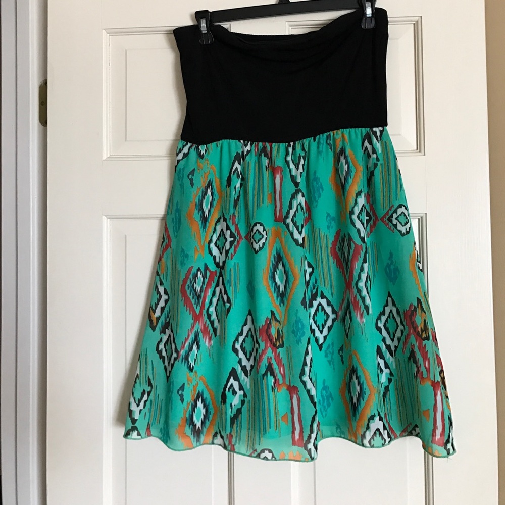 Tribal print dress