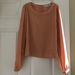 NWOT Forever 21 apricot color blouse large
