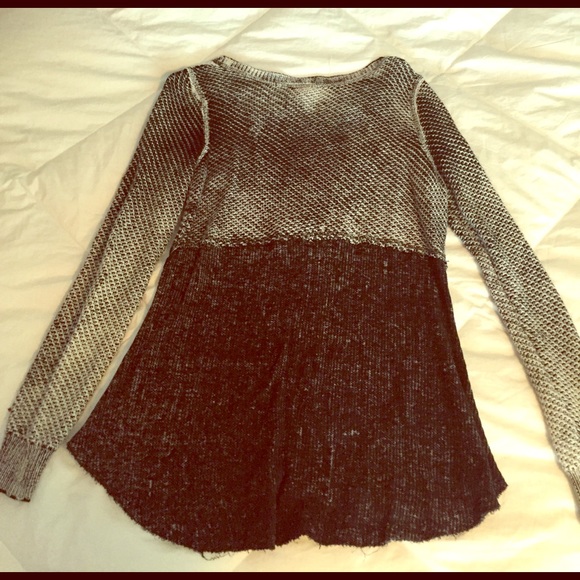 We the Free Black and Grey Sweater - Picture 4 of 4