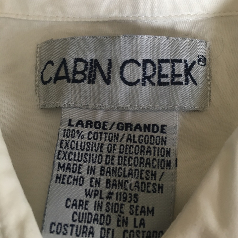 Hidden Button Down Shirt - image 3