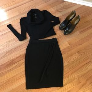 WHBM - Instantly Slimming Mock Wrap Pencil Skirt
