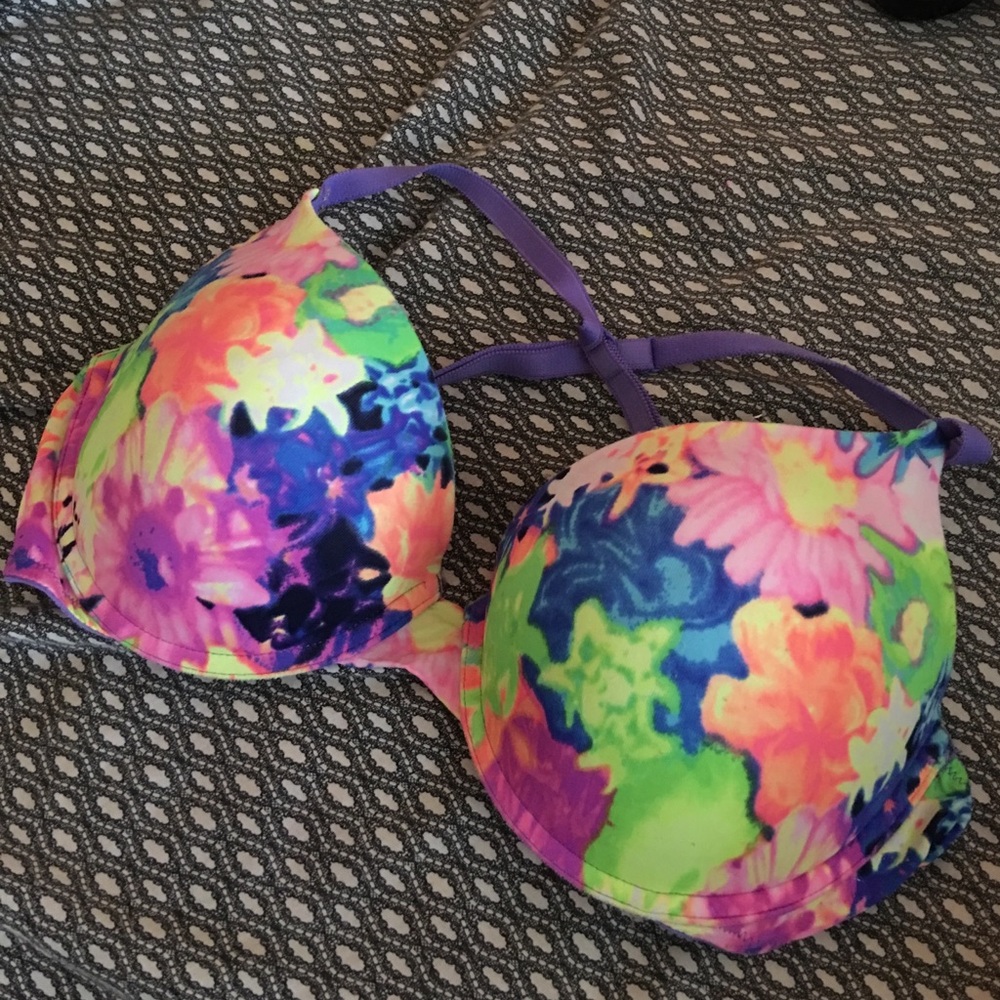 Pink bra