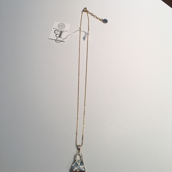 Swarovski Crystal &Goldtone Handbag Necklace NWT - Picture 4 of 4
