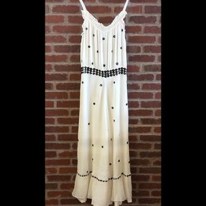 Leifnotes "Mirror Dotted" Maxi Dress