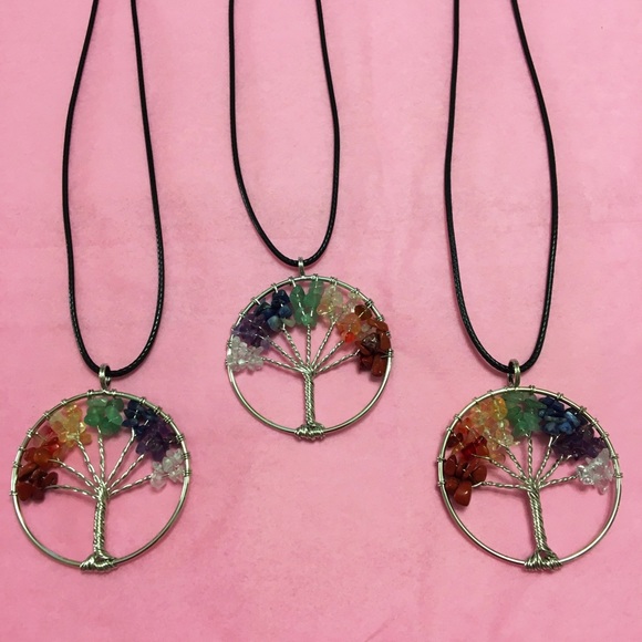 Chakra Tree of Life Necklace - Picture 3 of 4