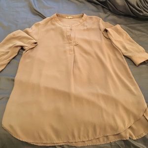 Cocoa nude blouse