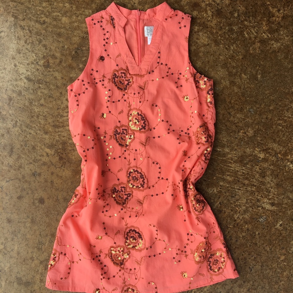 Tween dress with sequin detail