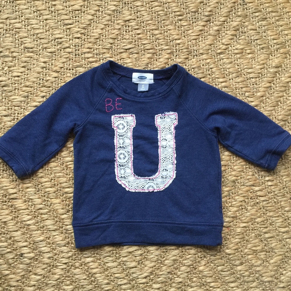 BabyGap"Be U" Blue Shirt//Sweater