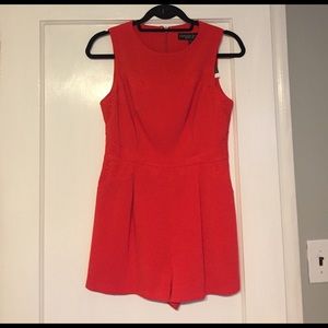 Top shop red romper
