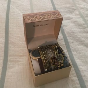 Francesca's watch/bracelet set
