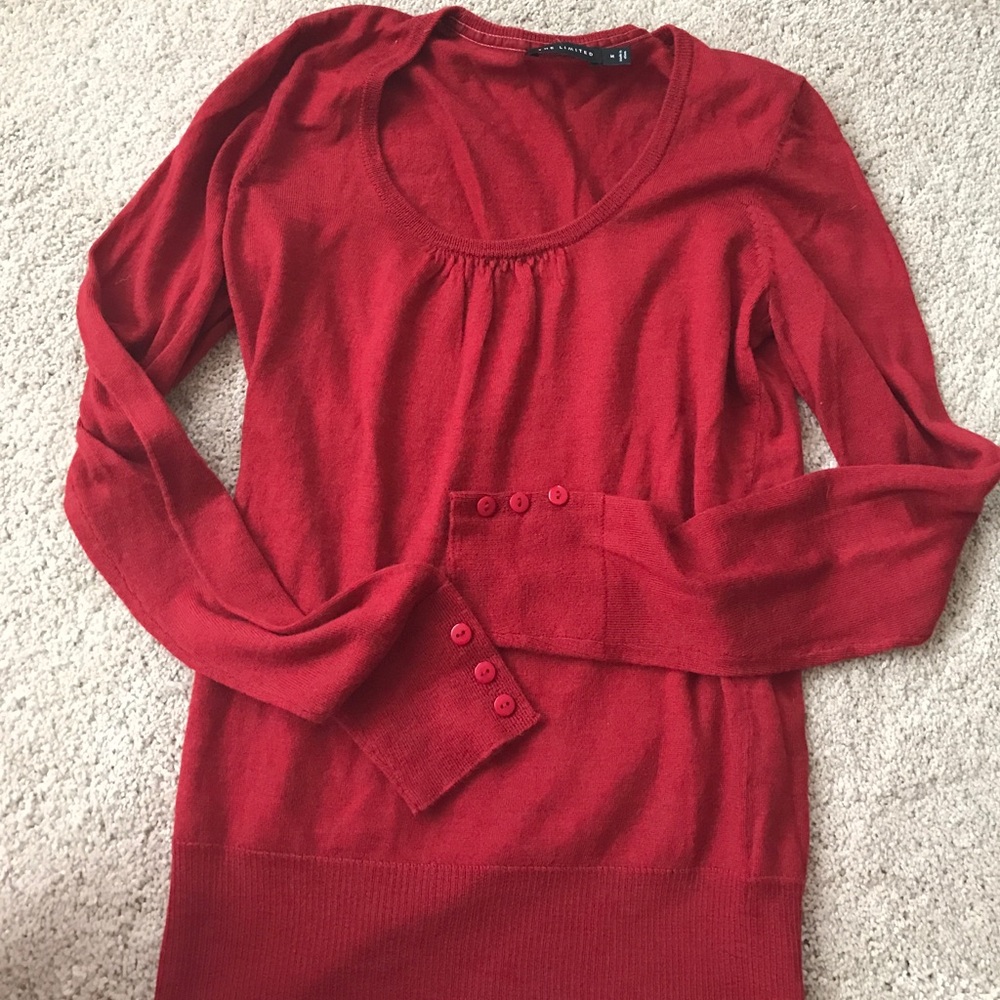 Light weight red sweater