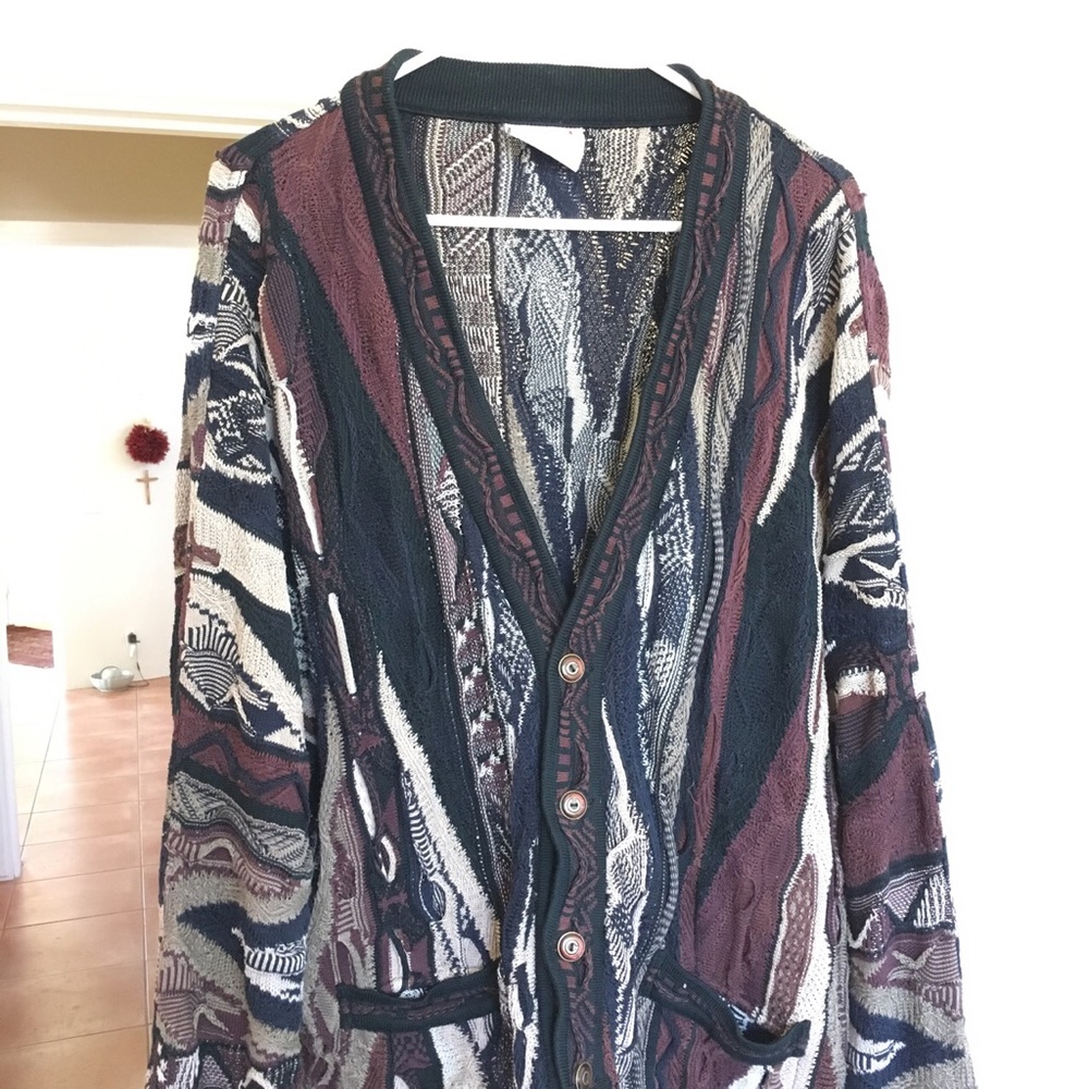 *RARE* vintage Coogi Cardigan Sweater