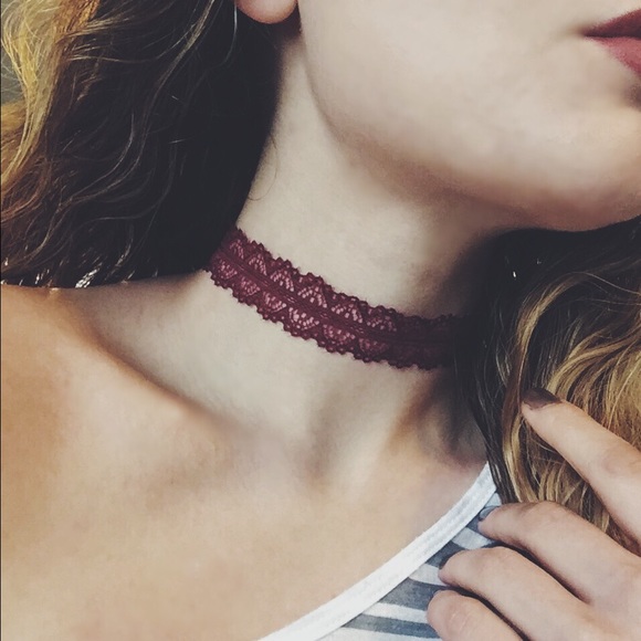Jewelry - 🎈 BOGO 1/2 Off! Cabernet Lace Choker