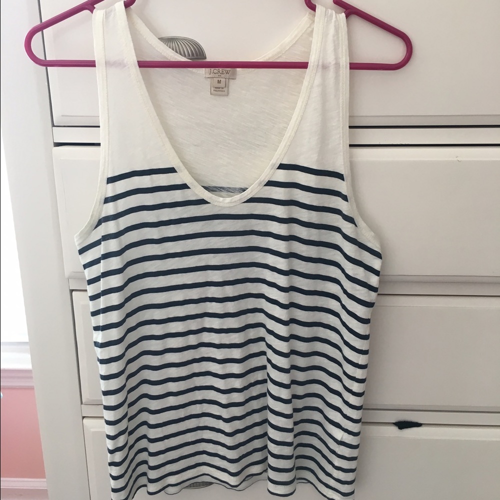 JCREW striped tank