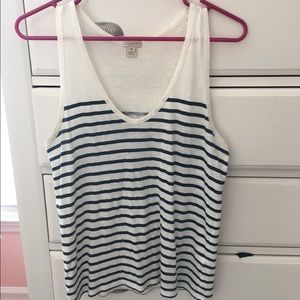 JCREW striped tank