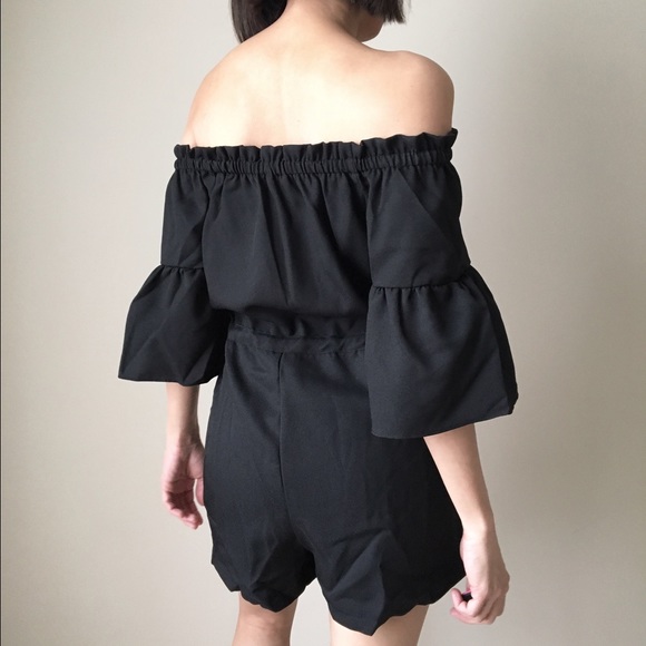 1DAY SALE top quality off shoulder romper - Picture 2 of 5