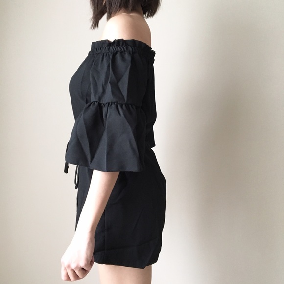 1DAY SALE top quality off shoulder romper - Picture 3 of 5