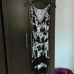 Black and white summer dress