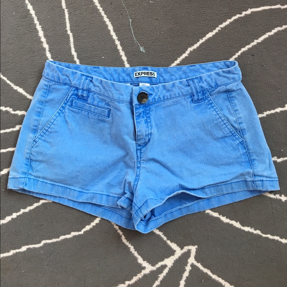 Light blue EXPRESS shorts