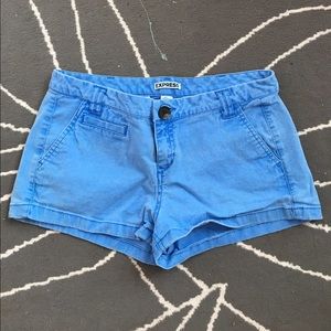 Light blue EXPRESS shorts