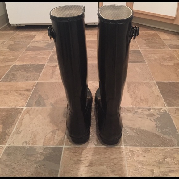 Women Hunter Original Adjustable Gloss Rain Boots