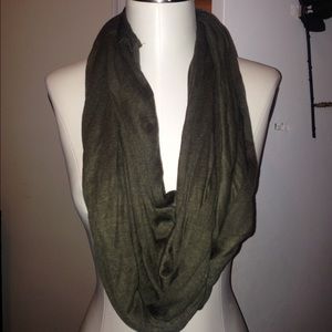 Olive Green circle scarf