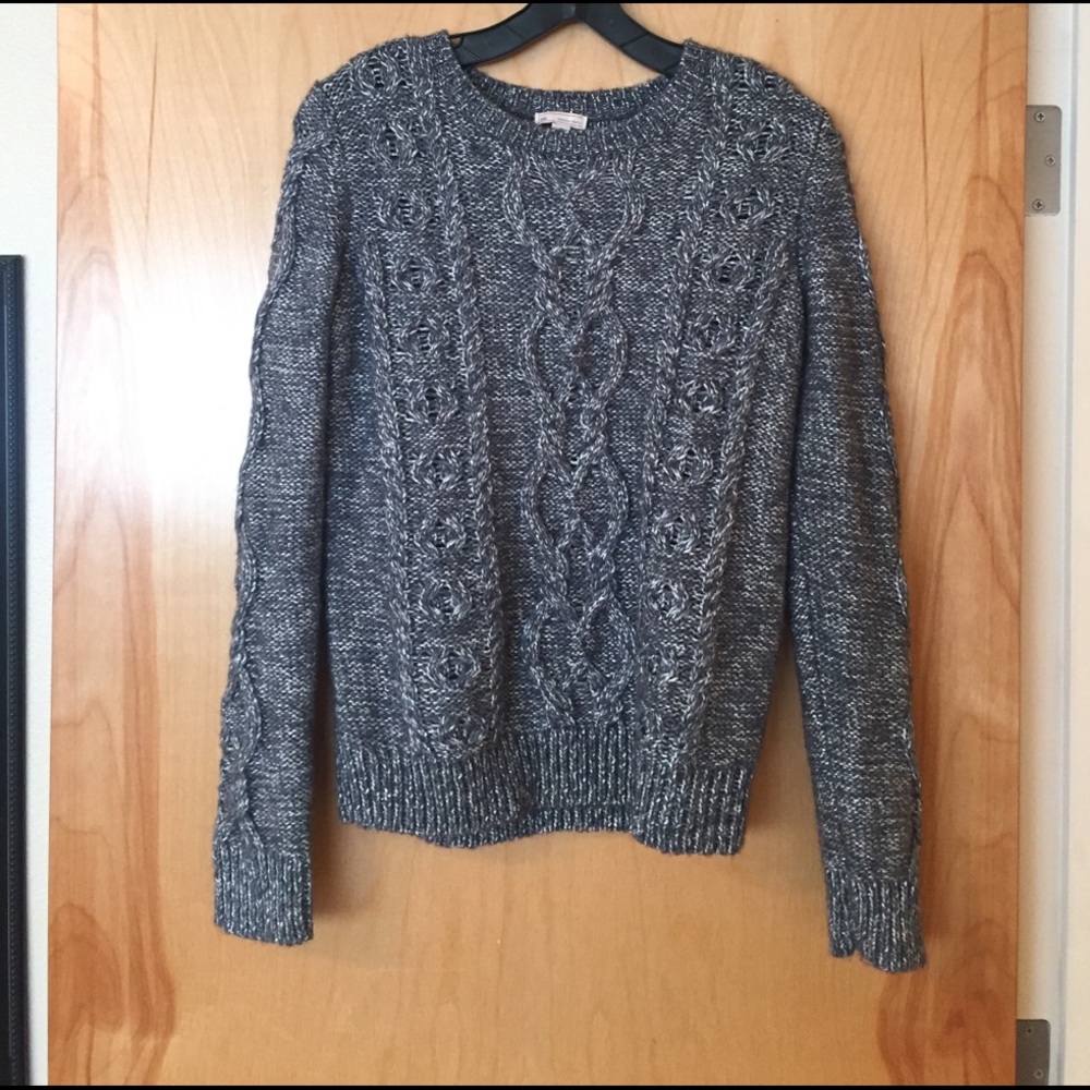 Gap Metallic Cable Sweater