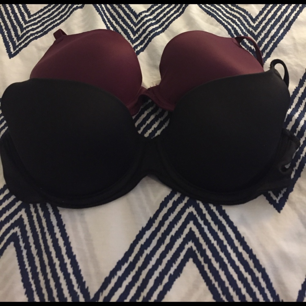 2 Pink bras lightly lined T-shirt Bra