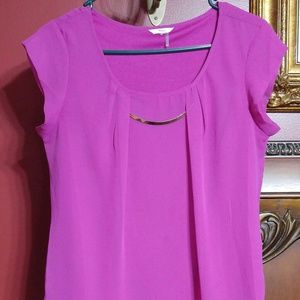 Sheer top with lining.