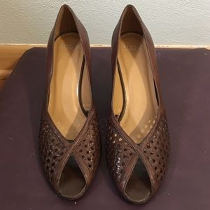 Leather Nicole Heels