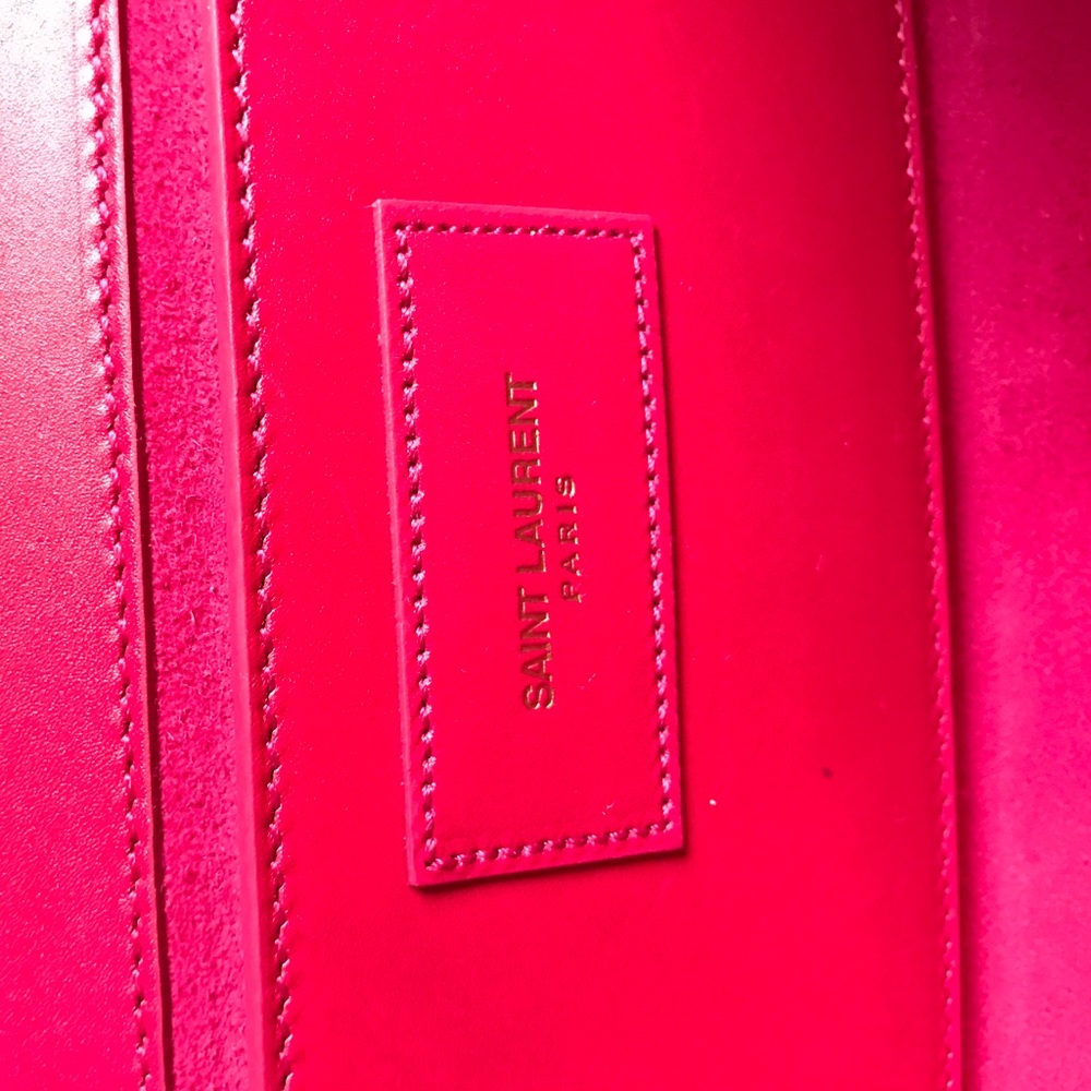 Saint Laurent YSL Lutetia Fuschia Clutch - Picture 5 of 8