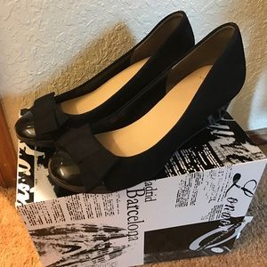 Black Wedge Dress Shoes