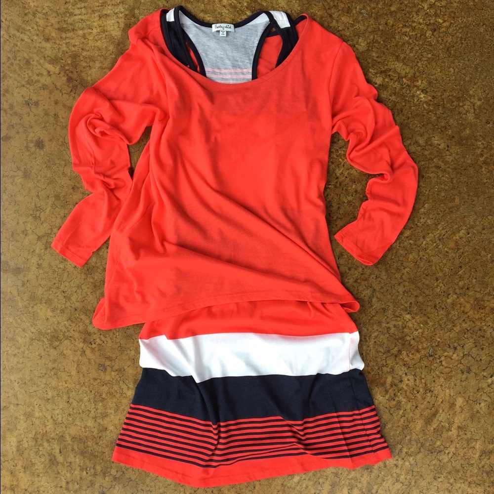 Tween two in one, top and dress