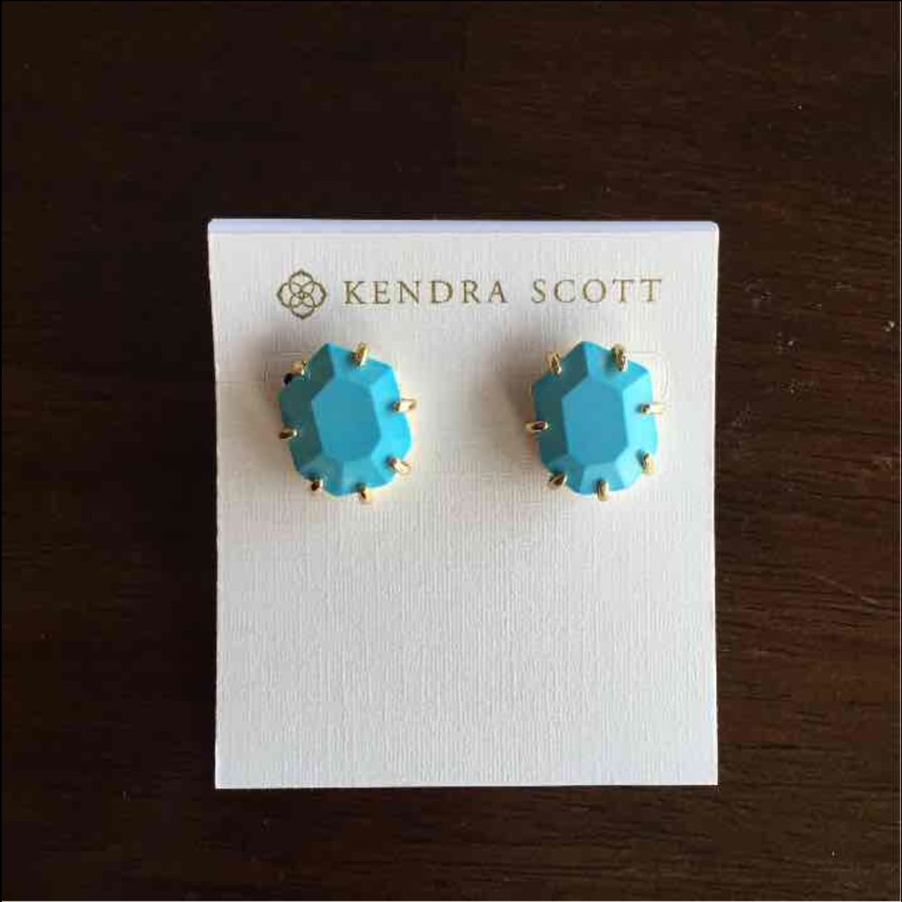 Kendra Scott Turquoise Morgan earrings