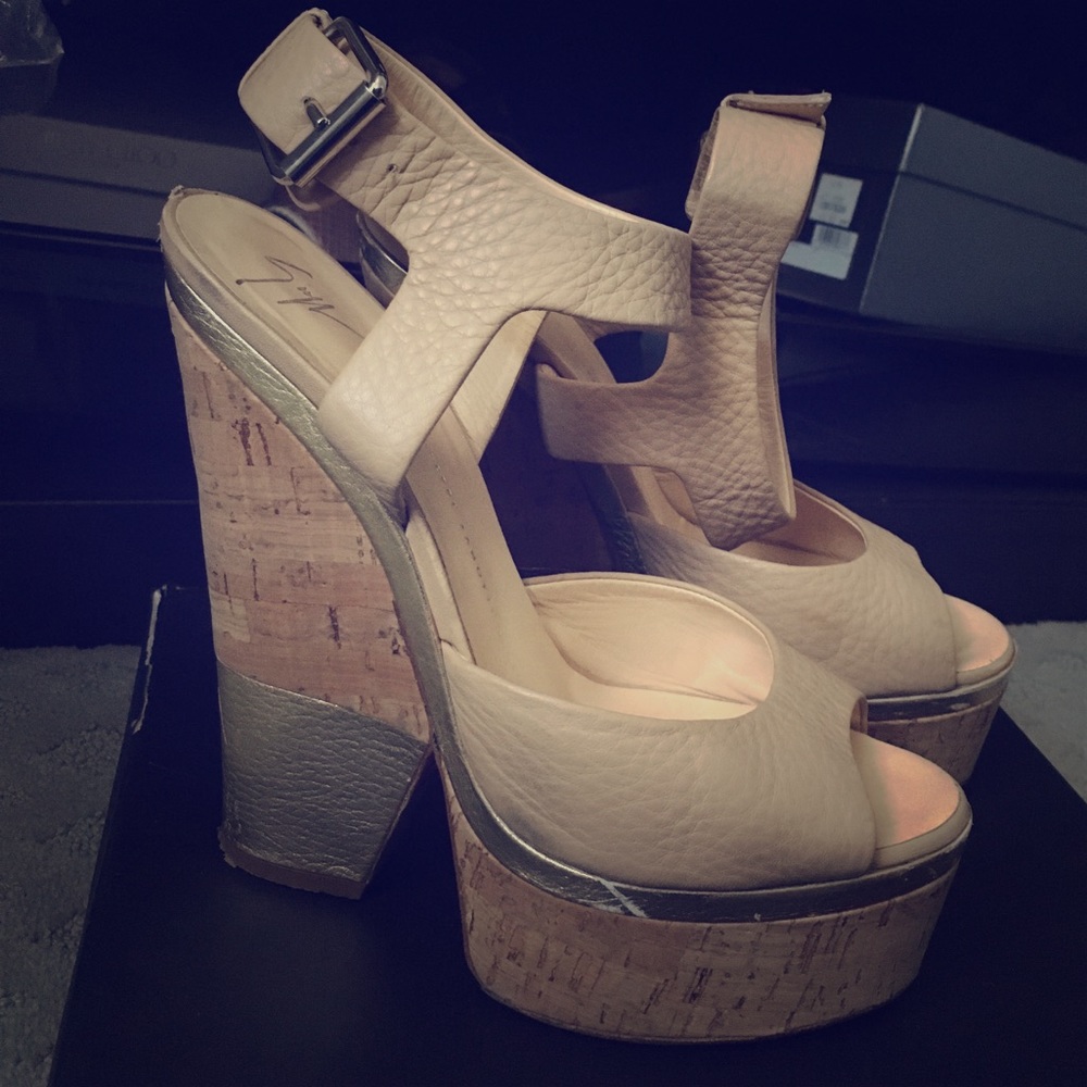 GUISEPPE ZANOTTI NOCCILINA PLATFORM WEDGE SANDAL