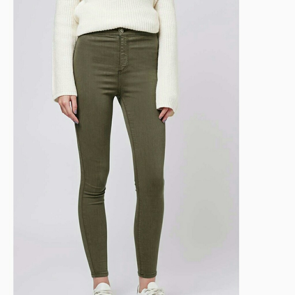 Topshop moto Jamie high waist ankle grazer