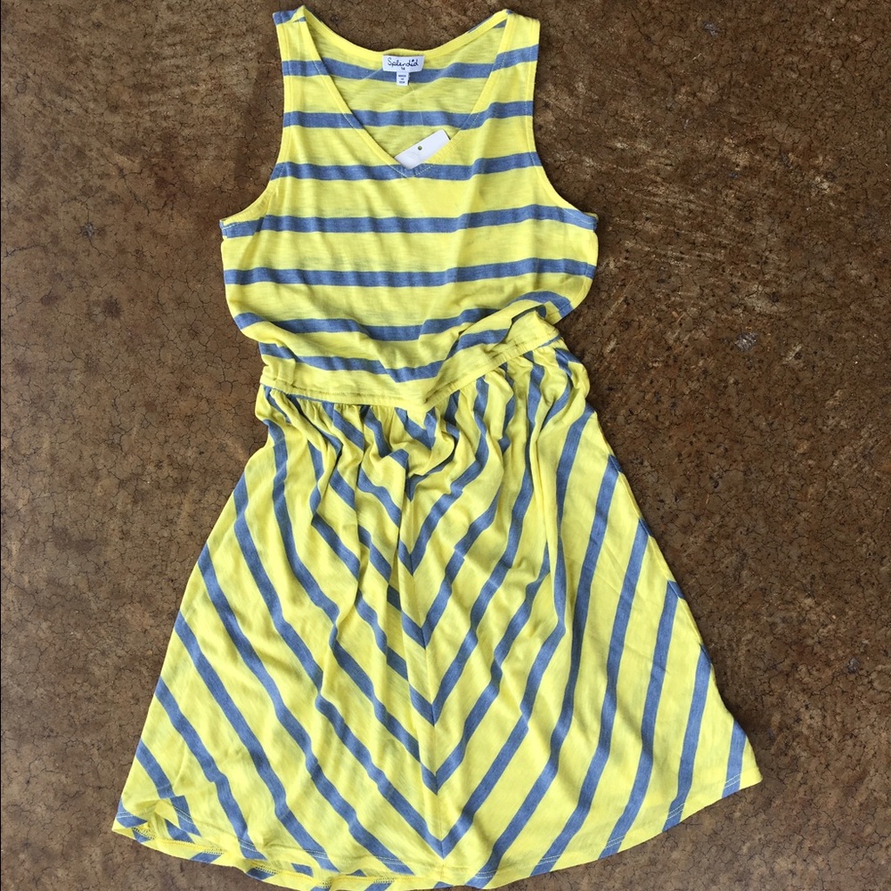 Tween casual stripe dress