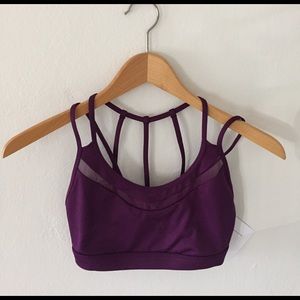 Purple Victoria secret sports bra
