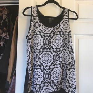 Women's paisley tank top