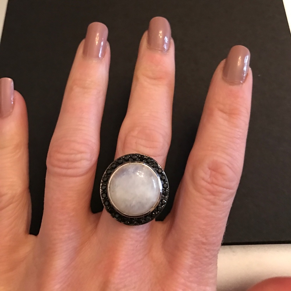 Moonstone ring Sterling Silver
